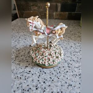 Decorative Carousel Horse Candle Topper